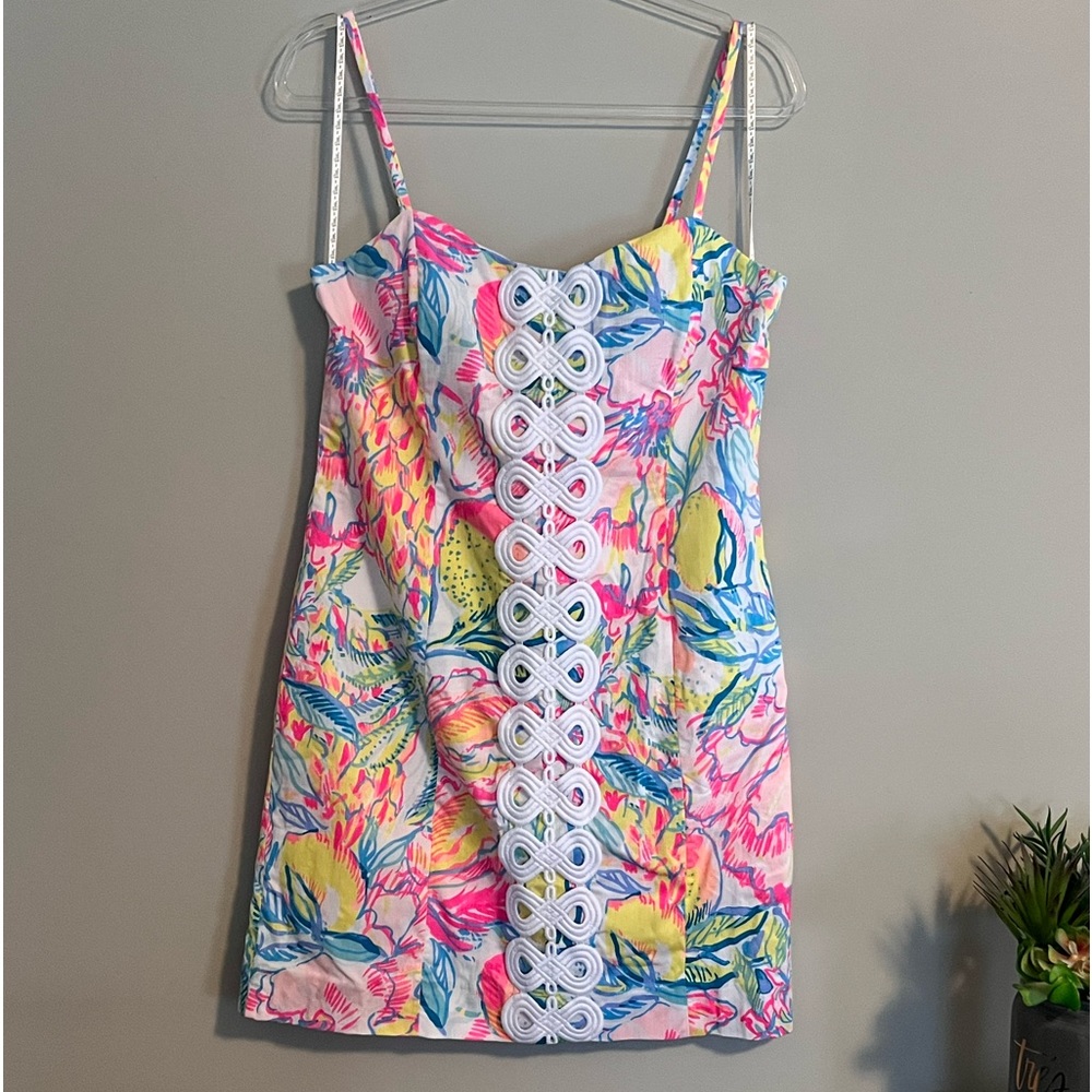 LILLY PULITZER | 14 | Padded Bust | Adjustable Straps | PEEKABOO back!
